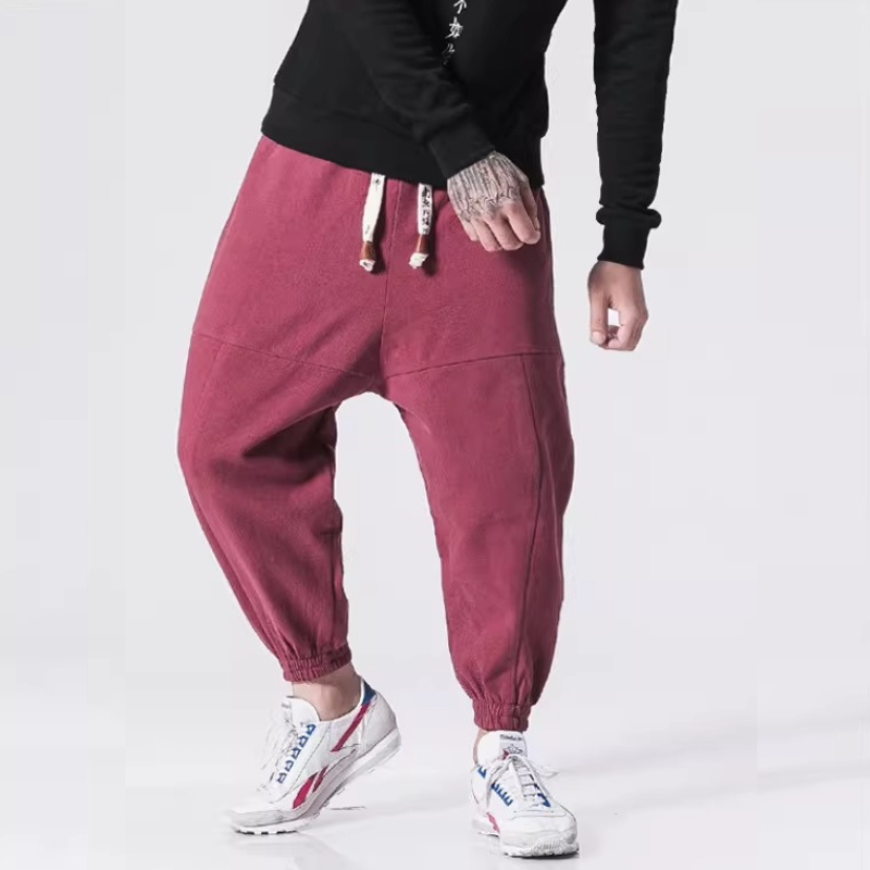 Kensei cotton harem pants