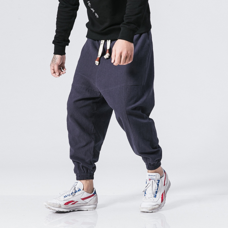 Kensei cotton harem pants