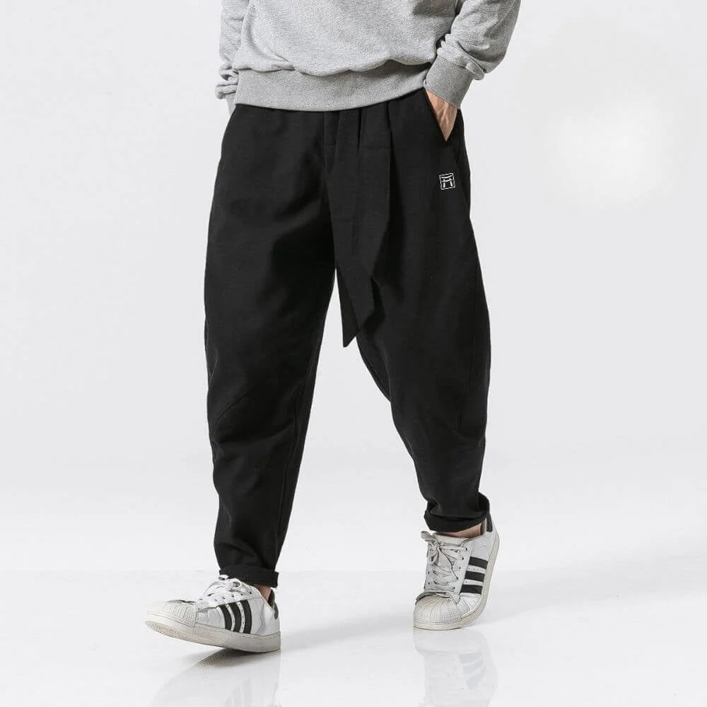 Pack of 3 x Sensei Linen Japanese harem pants