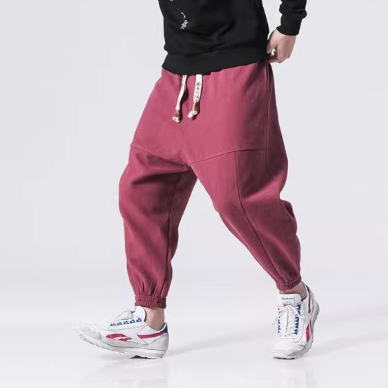 Kensei cotton harem pants