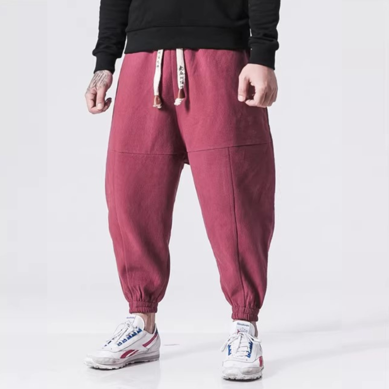 Kensei cotton harem pants