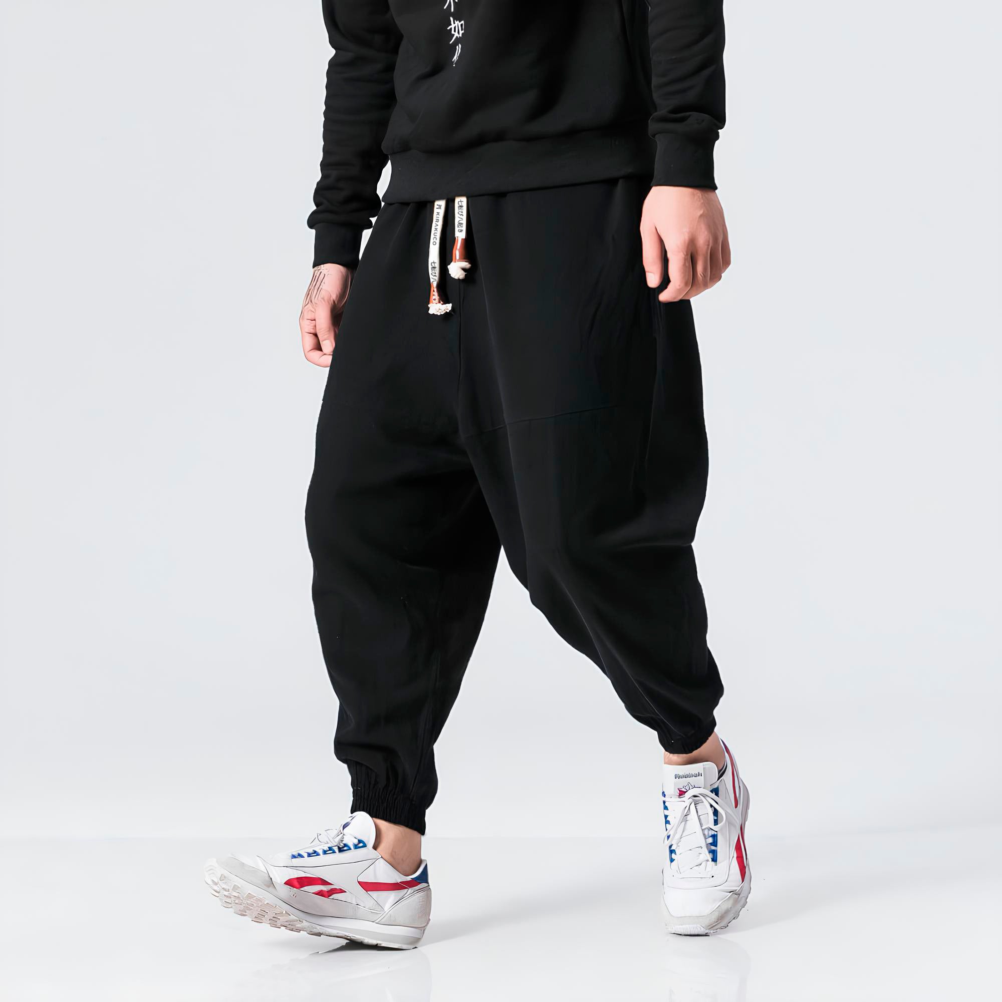 Kensei cotton harem pants