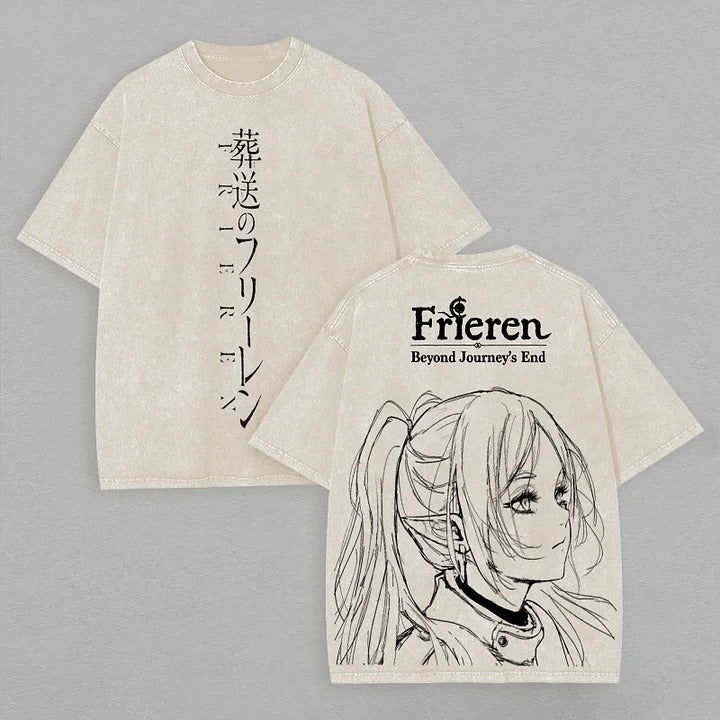 FRIEREN AFTER VINTAGE OVERSIZE TEE